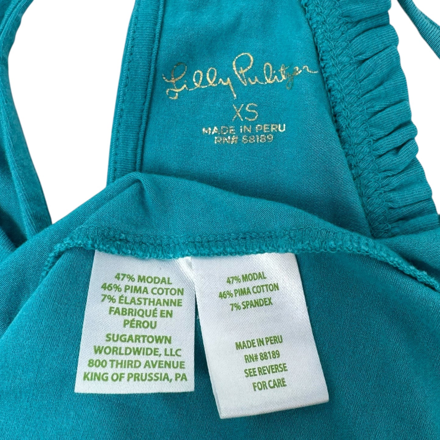 Annabelle Halter Top Designer By Lilly Pulitzer In Blue, Size: XS