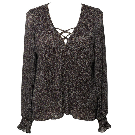 Shiloh Top Long Sleeve By Ramy Brook In Multi-colored, Size: S (estimated)