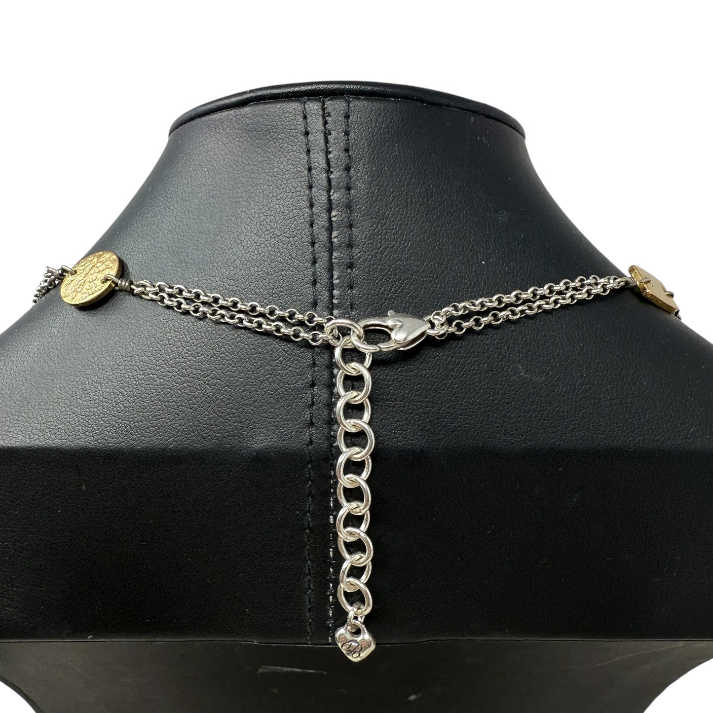 Two Tone Deco Station Necklace By Brighton