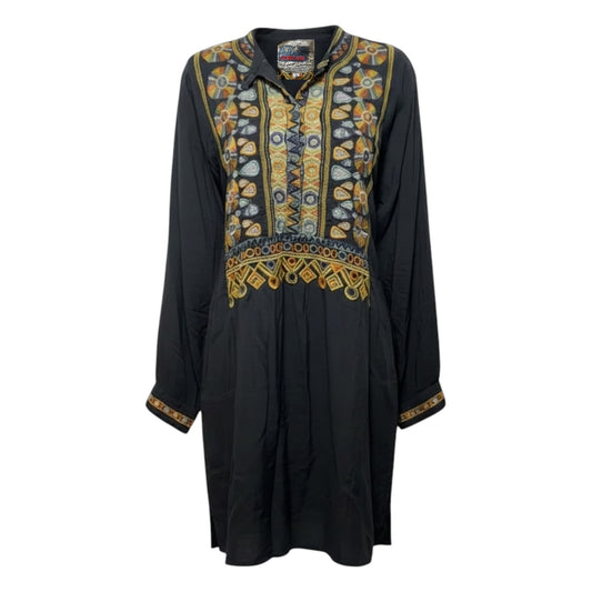 Embroidered Long Sleeve Tunic By Johnny Was In Multi-colored, Size: S
