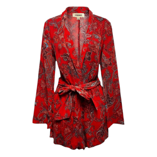 Arabelle Romper By L’Agence In Paisley Print, Size: 2