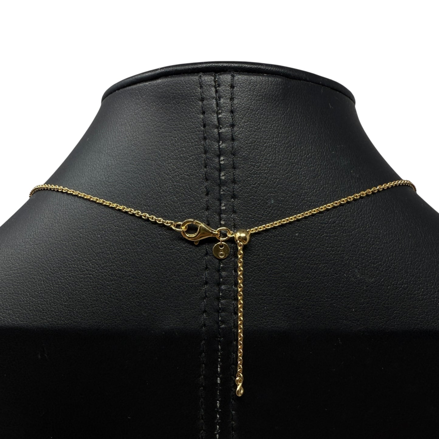 Sparkling Pavé CZ Infinity Collier Necklace In 14K Gold Over Sterling Silver By Pandora
