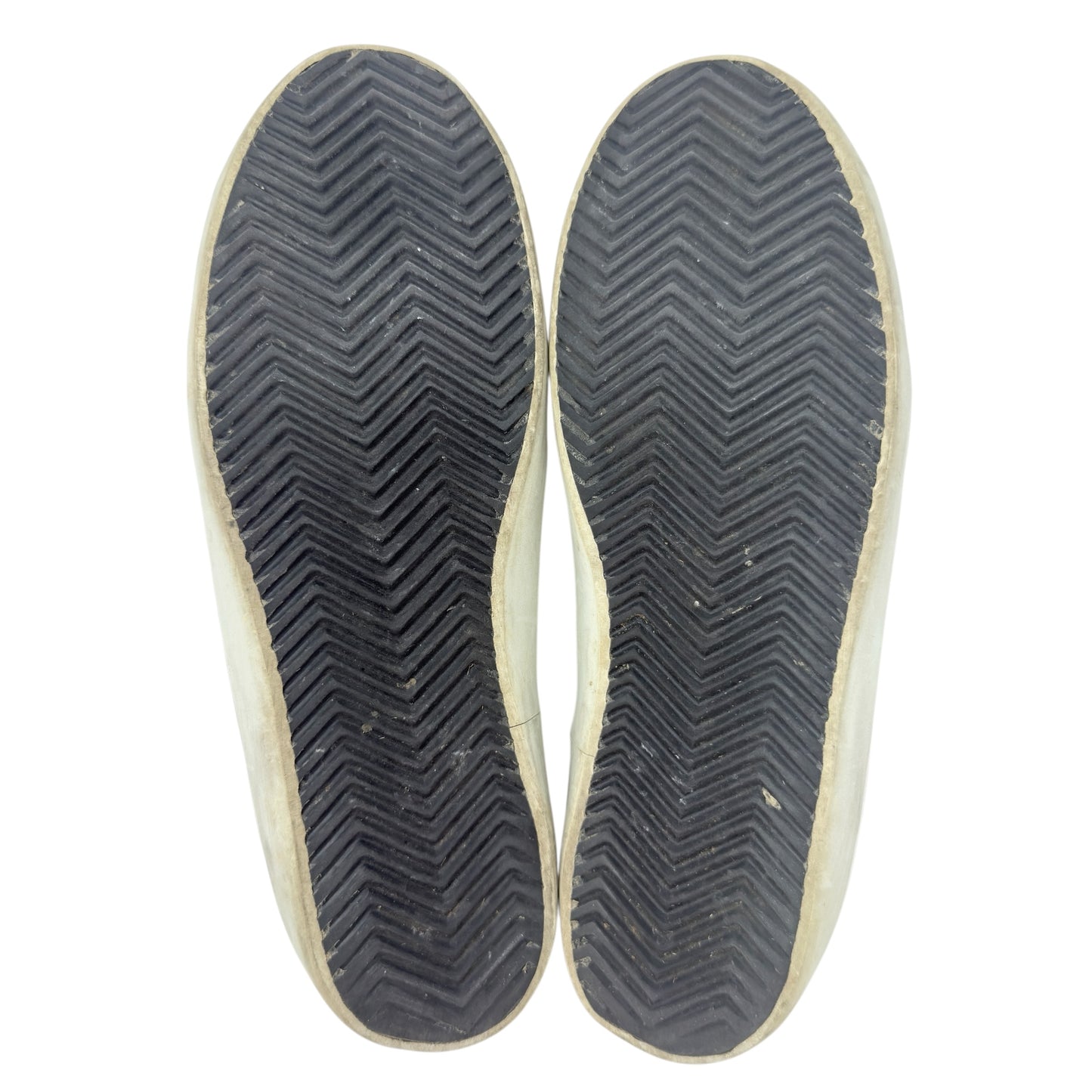 Superstar Sneakers In White Leather Rainbow Luxury Designer By Golden Goose In White, Size: 7 (37)