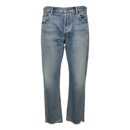 Jeans Straight By Moussy In Blue Denim, Size: 18