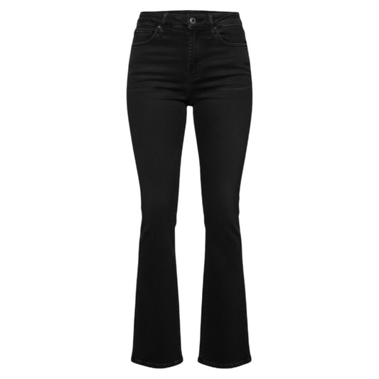 Skinny Flare Jeans By Madewell In Black Denim, Size: 4