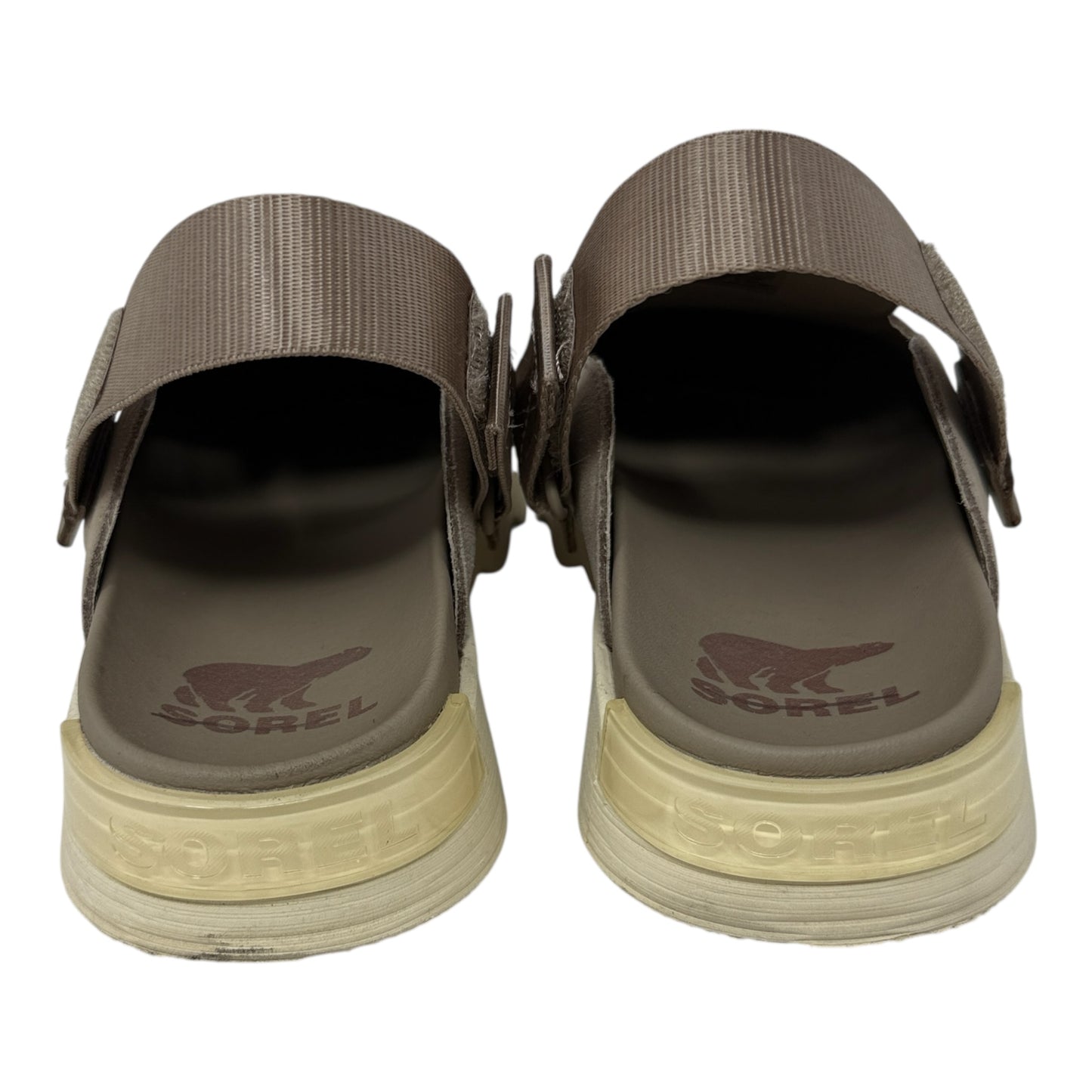 Viibe Clogs By Sorel In Taupe, Size: 6