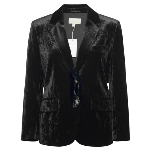 Velvet Blazer By Every In Black, Size: XS