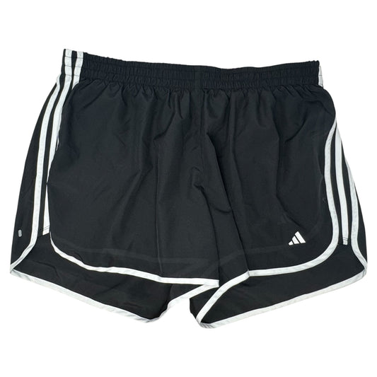 Athletic Shorts By Adidas In Black & White, Size: 3x