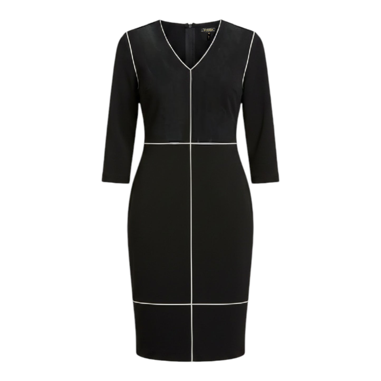 Dress Designer By Escada In Black & White, Size: 12 (42)