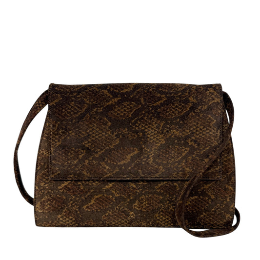 Vintage Snakeskin Crossbody Designer By Neiman Marcus, Size: Medium