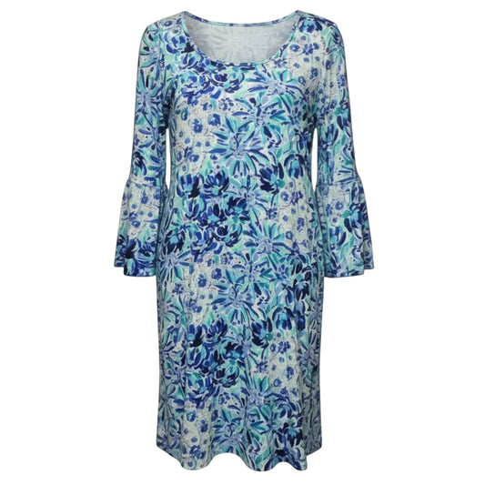 Carlile Dress Designer By Lilly Pulitzer In Iris Blue High Maintenance, Size: M