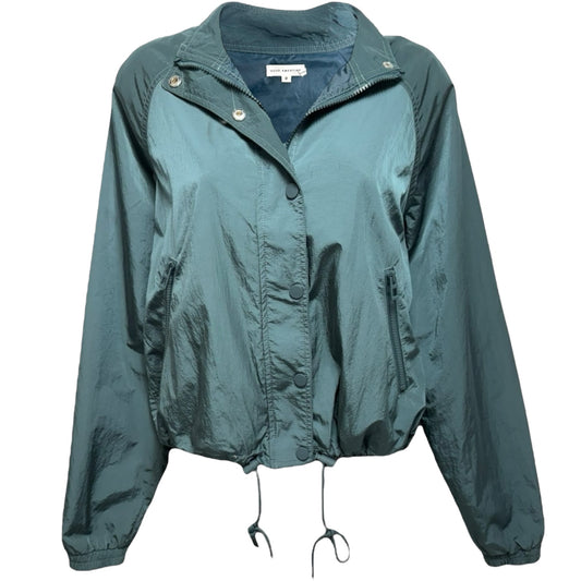 Essentials Shine Track Jacket By Good American In Orion Blue, Size: 2
