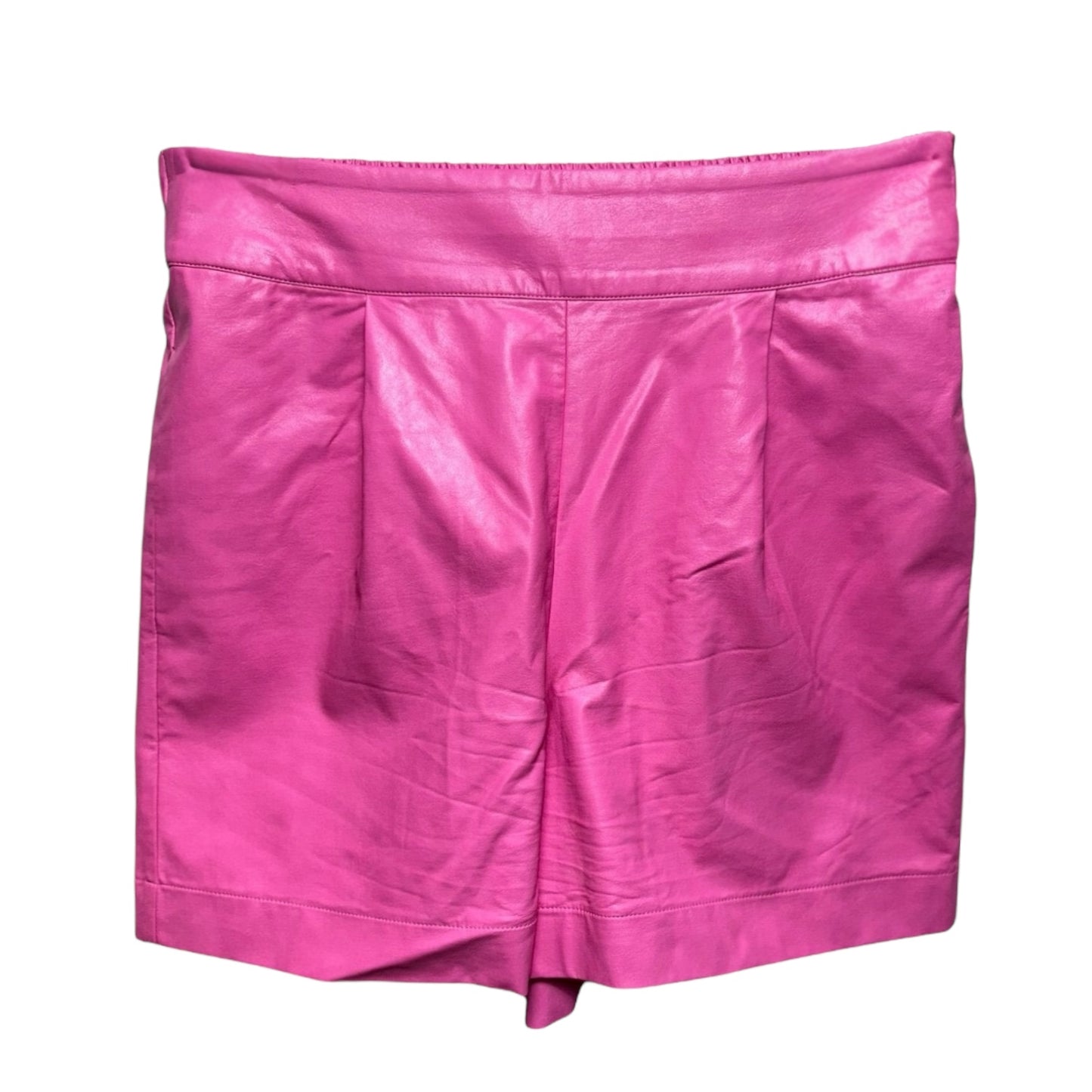 Stevie Vegan Leather Shorts in Cheeky Pink By Tyler Boe  Size: 6