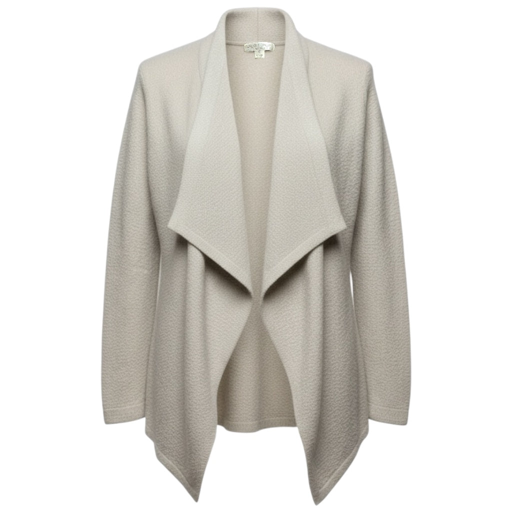 BambooChic Lite Sweater Cardigan By Barefoot Dreams In Cream, Size: M