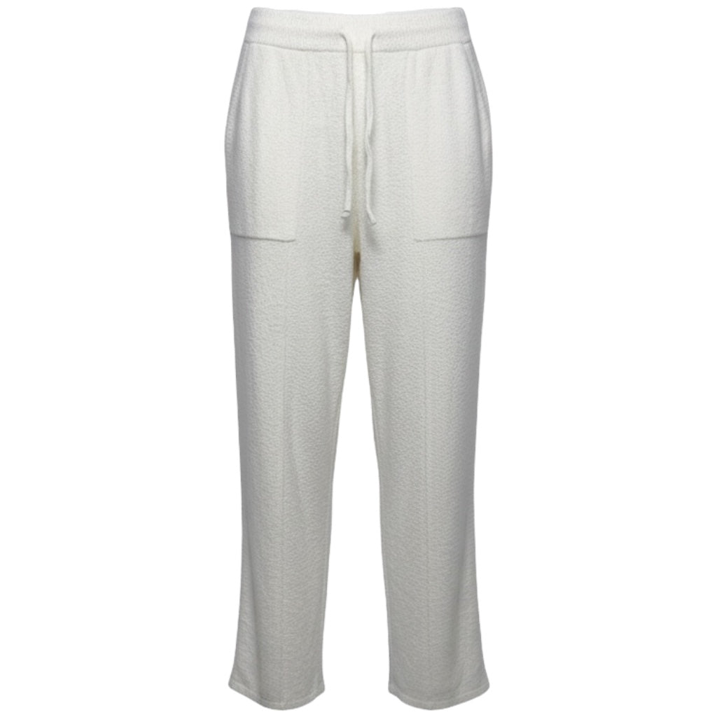 CozyChic Lite Patch Pocket Long Pants By Barefoot Dreams In Cream, Size: L