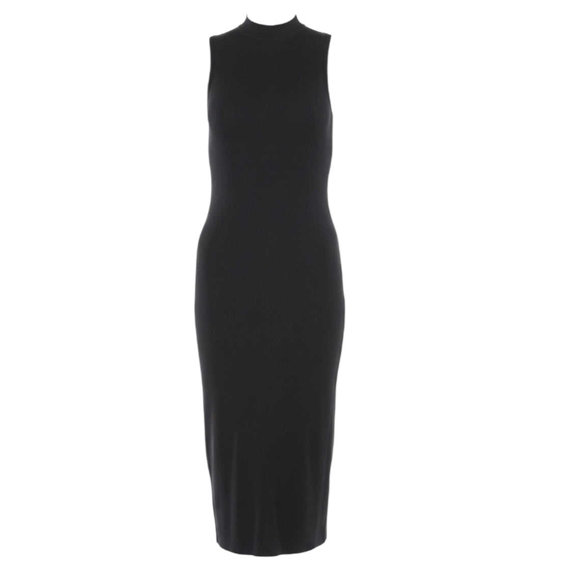 Ribbed Split Side Tunic Sleeveless By Anthropologie In Black, Size: XL