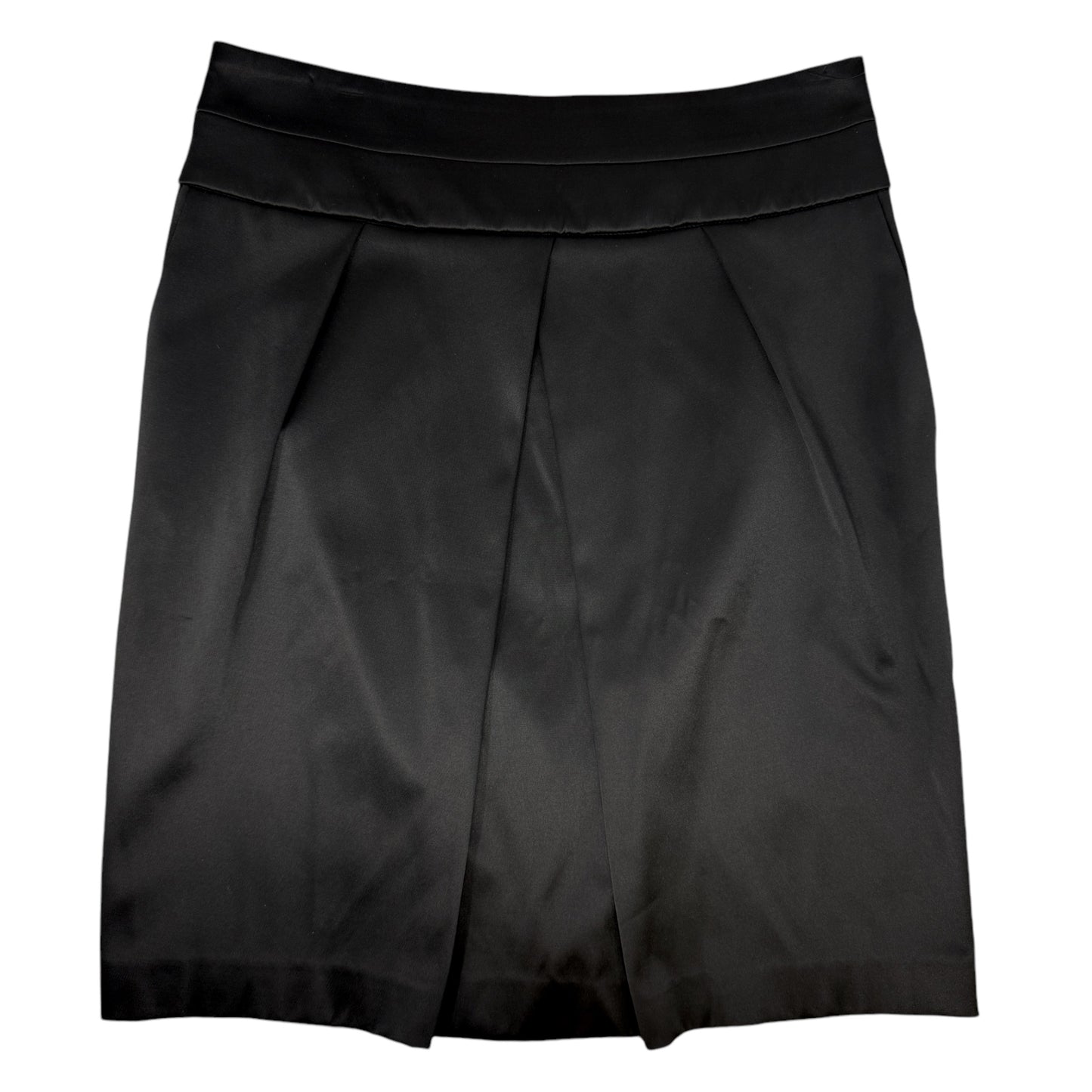 Satin Effect Stretch Mini Skirt By Zara Basic In Black, Size: L