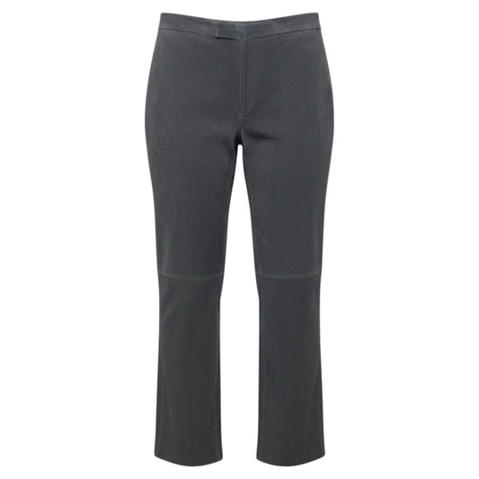 Suede Leather Pants By For Joseph In Grey, Size: 10/30