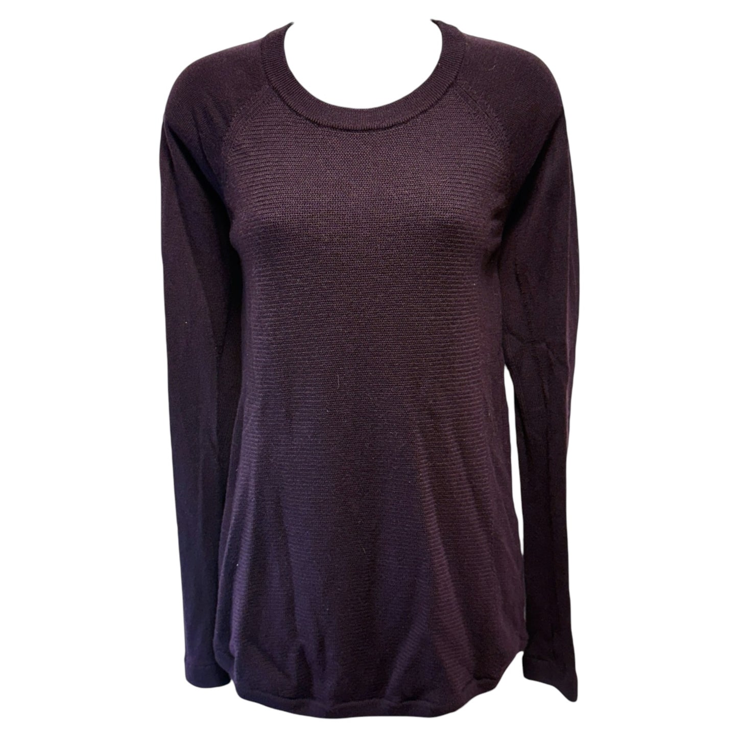 Sit In Lotus Merino Wool Sweater By Lululemon In Black Cherry, Size: 6