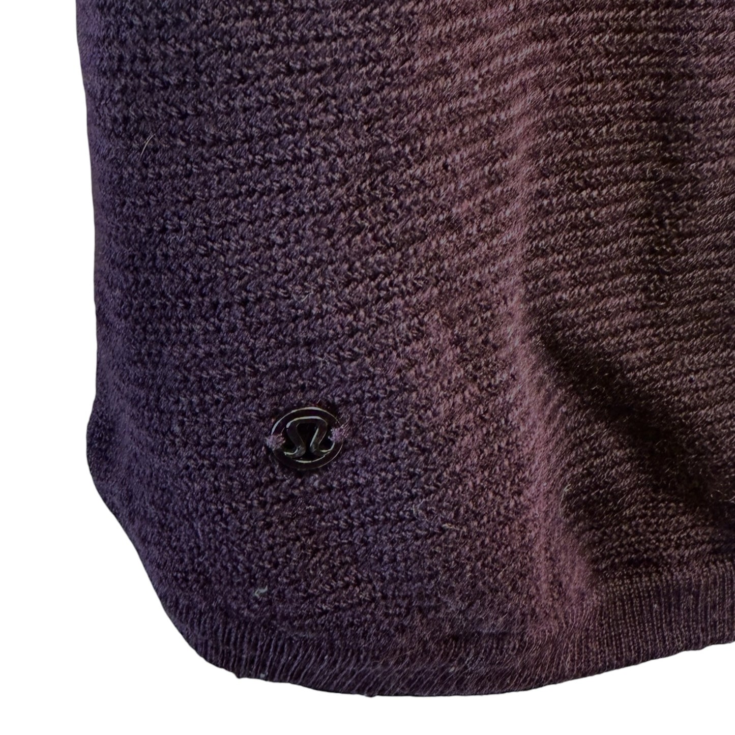 Sit In Lotus Merino Wool Sweater By Lululemon In Black Cherry, Size: 6