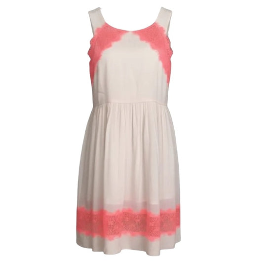 Georgia Lace Dress By Free People In Alabaster & Orange, Size: 6