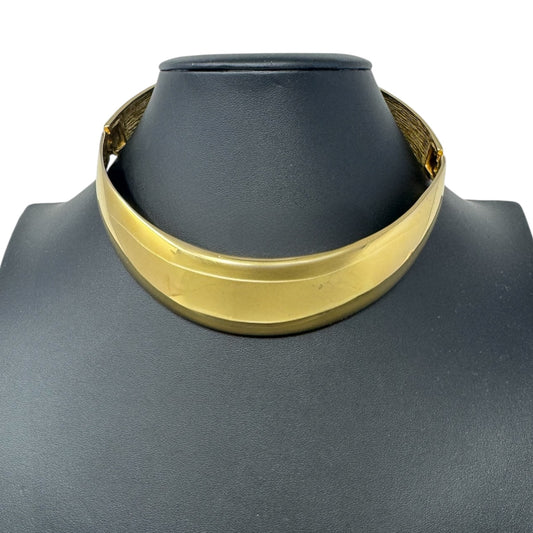 Gold Choker Necklace By Alexis Kirk