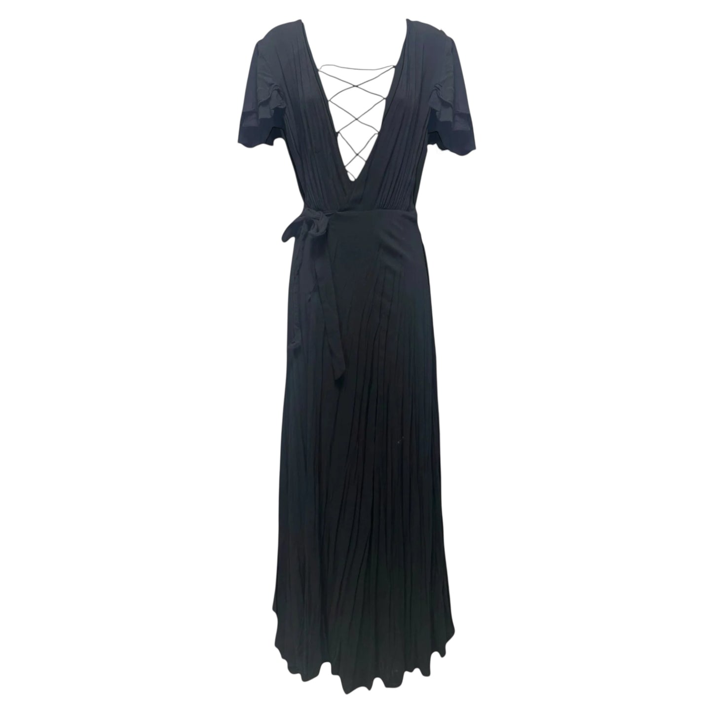 Lorenzo Wrap Maxi Dress By The Jet Set Diaries In Black, Size: M