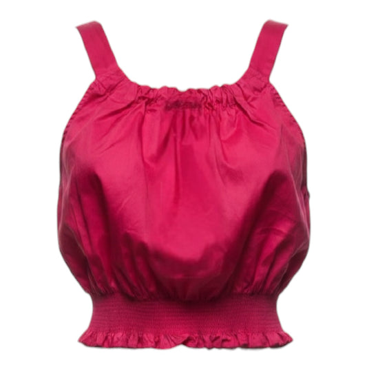 Lili Cropped Sleeveless Top By Xirena In Pink, Size: S