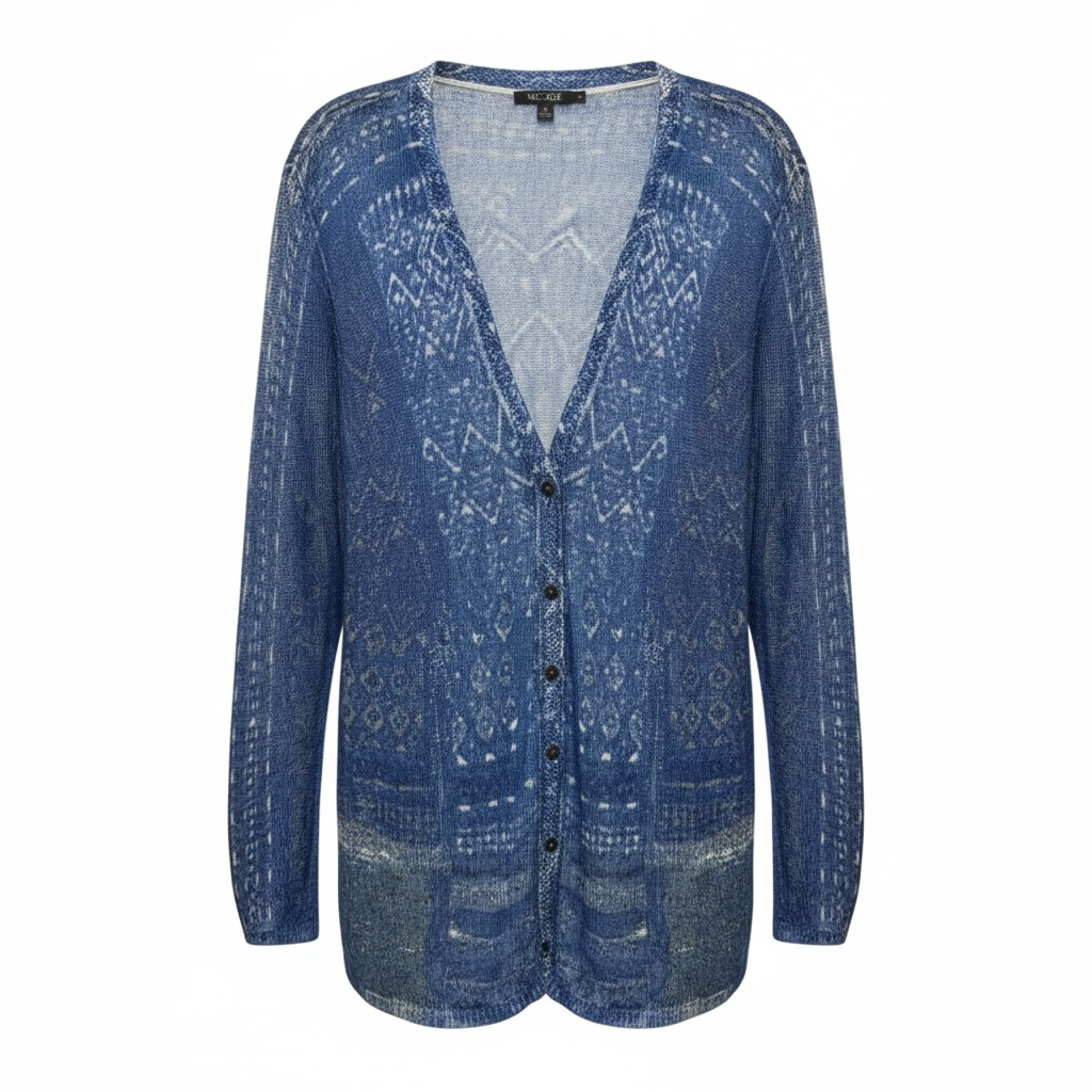 Cardigan Sweater By Nic + Zoe In Blue, Size: 2x