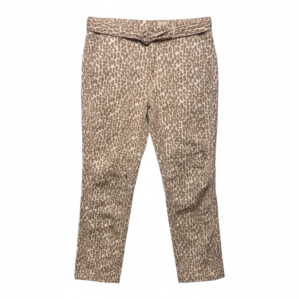 The Wanderer Utility Pants By Anthropologie In Leopard Print, Size: 8