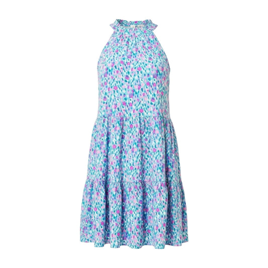 Jerrica Swing Dress Designer By Lilly Pulitzer In Multi Hottie Dottie, Size: M