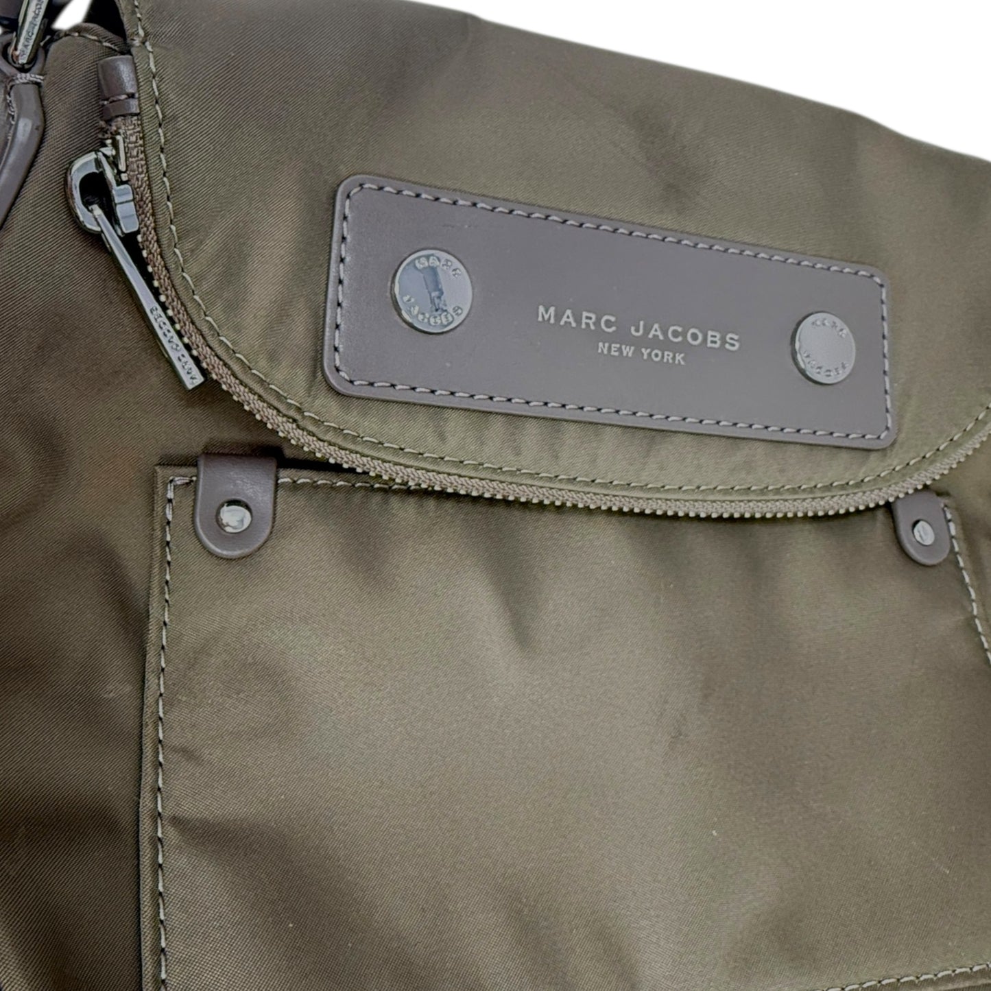 Preppy Nylon Mini Natasha Crossbody Bag Luxury Designer By Marc Jacobs, Size: Small