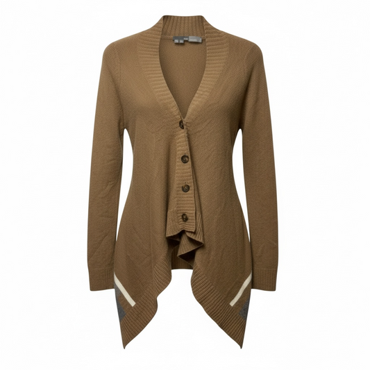 Cashmere Cardigan Sweater By 360Cashmere In Multi-colored, Size: S