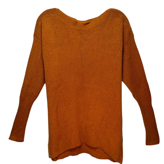 Ribbed Knit Boatneck Sweater By Anthropologie In Brown, Size: XS