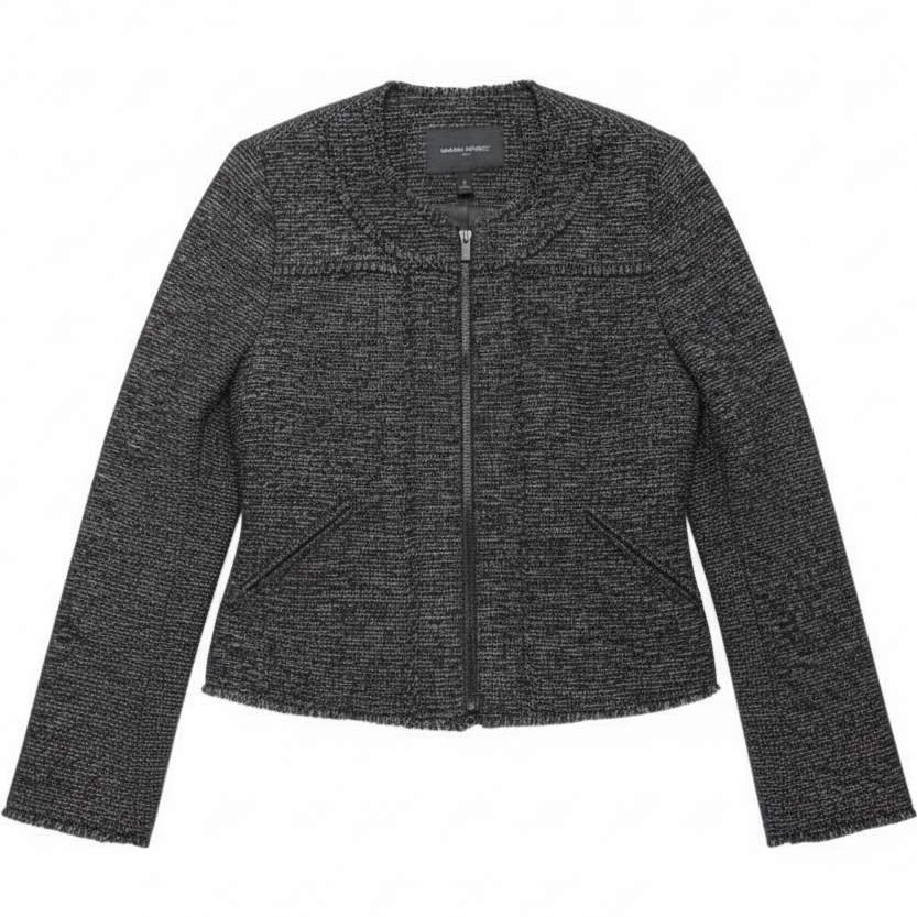 Jacket Other By Banana Republic In Black & Grey, Size: 6