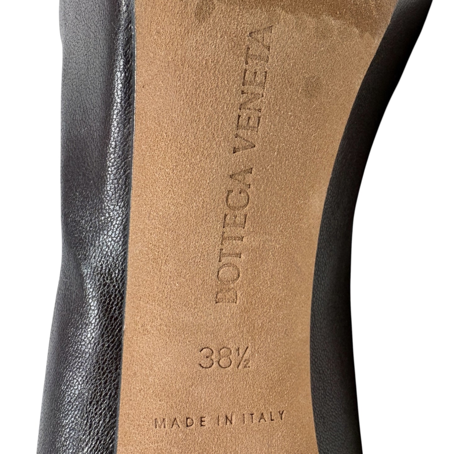 Leather Platform Ankle Sock Boots Luxury Designer By Bottega Veneta In Brown, Size: 8.5 (38.5)