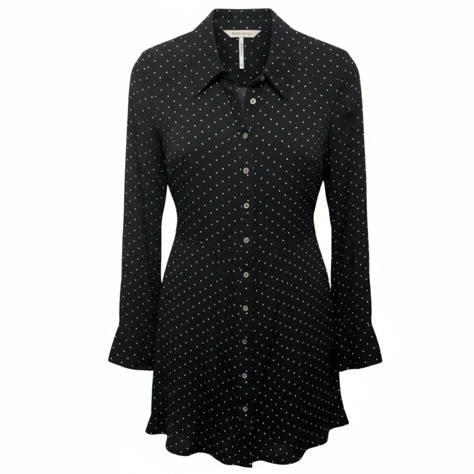 This Town Printed Tunic By Free People In Polkadot Pattern, Size: M