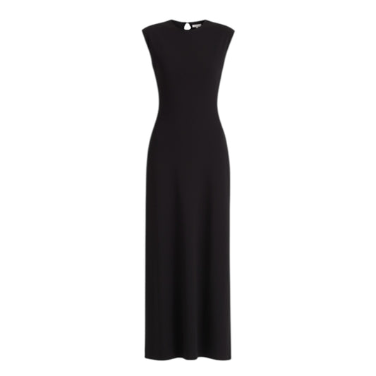 Sleeveless Knit Maxi Dress By Club Monaco In Black, Size: 12