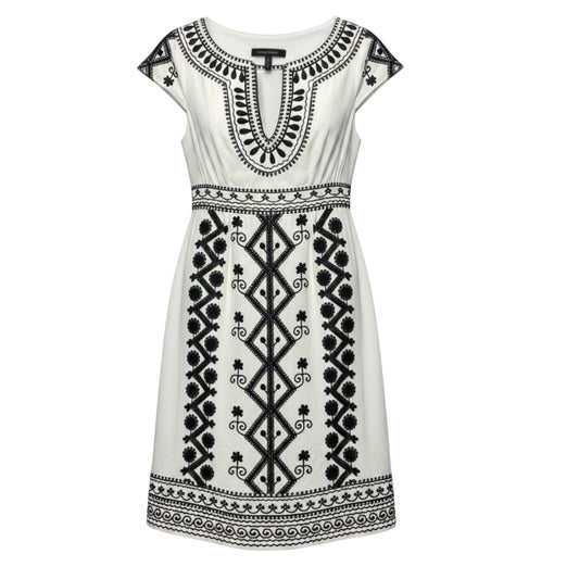 Embroidered Mini Dress By Nanette Lepore In Cream, Size: 2