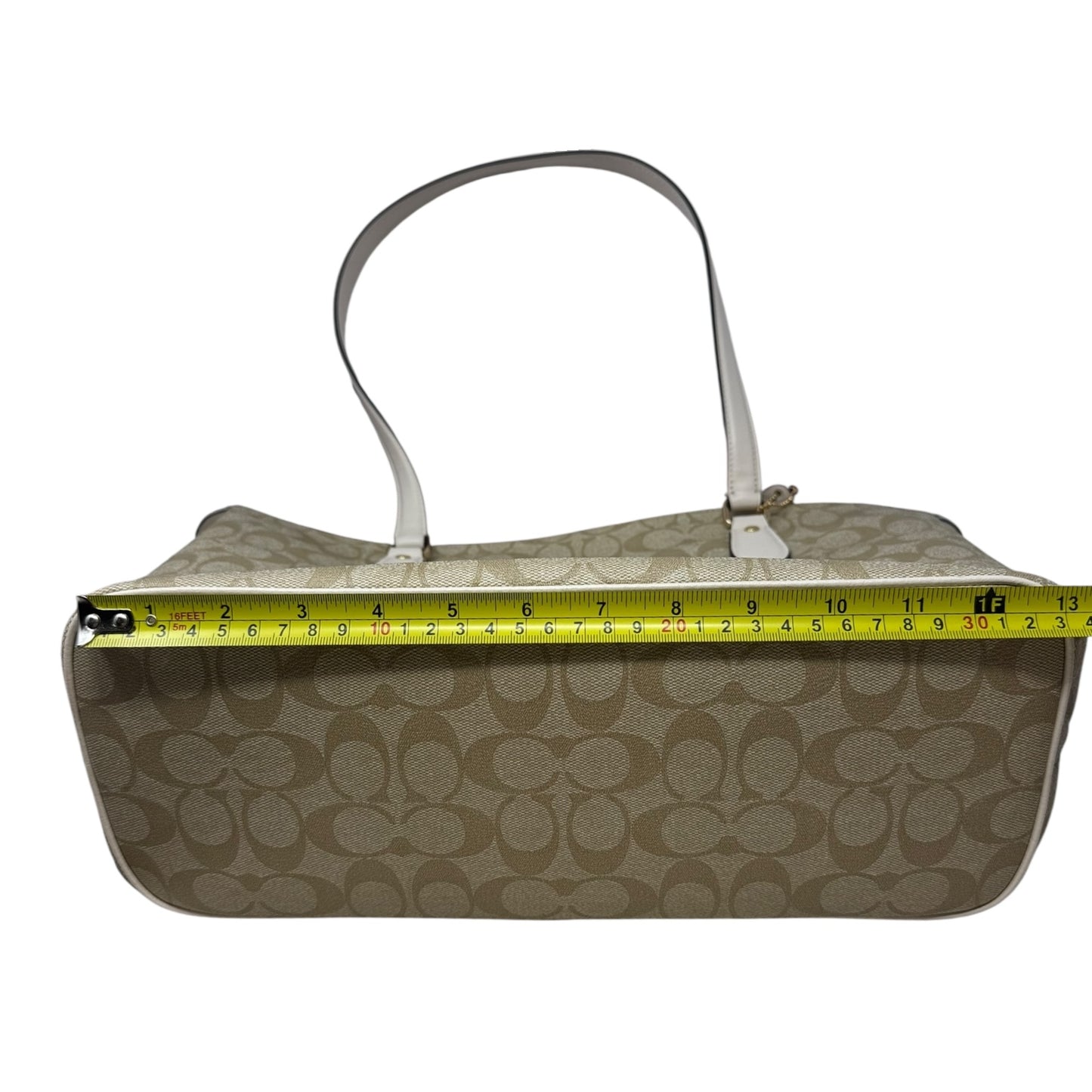 Signature Gallery Tote Designer By Coach, Size: Medium