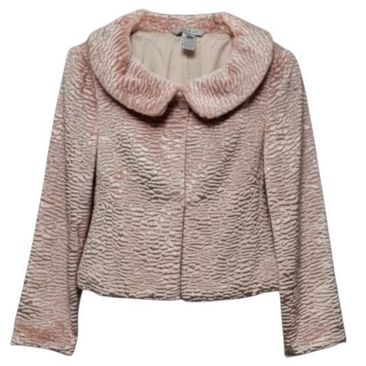 Vintage Persian Lamb Faux Fur Jacket By Mac And Jac In Pink, Size: 8