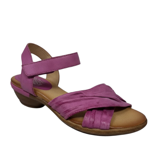 Colette Sandals Heels Block By Miz Mooz In Pink, Size: 9 (39)