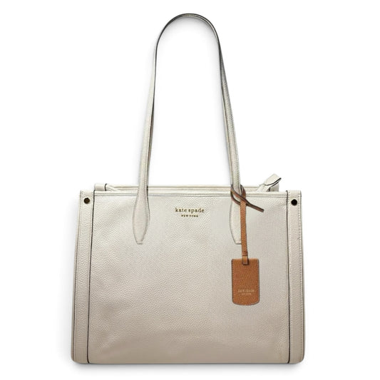 Market Pebbled Leather Tote Designer By Kate Spade, Size: Medium