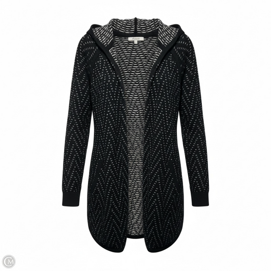 Merino Woolen Sweater Coat By Madewell In Black & White, Size: XXS/XS
