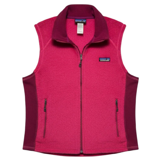 Vest Faux Fur & Sherpa By Patagonia In Pink & Purple, Size: M