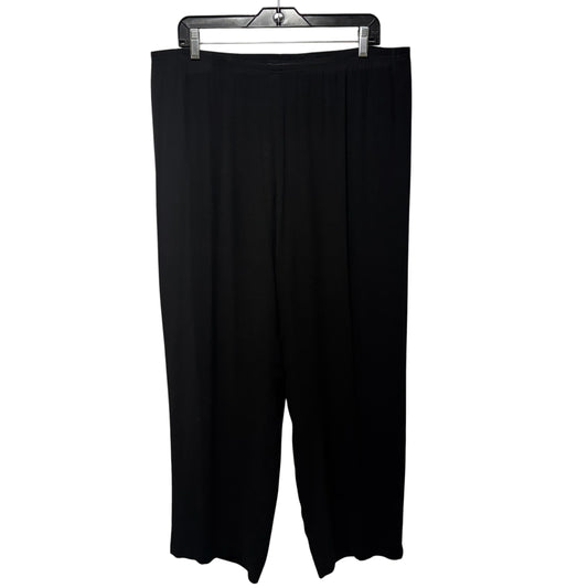 Silk Pants Designer By Eileen Fisher In Black, Size: M