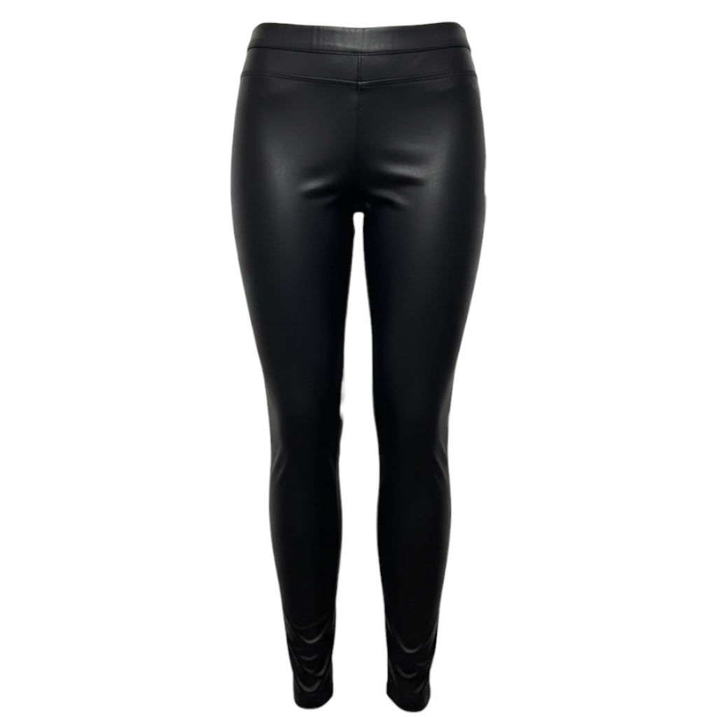 Vegan Leather Pull-On Leggings By Blanknyc In Black, Size: 6/28