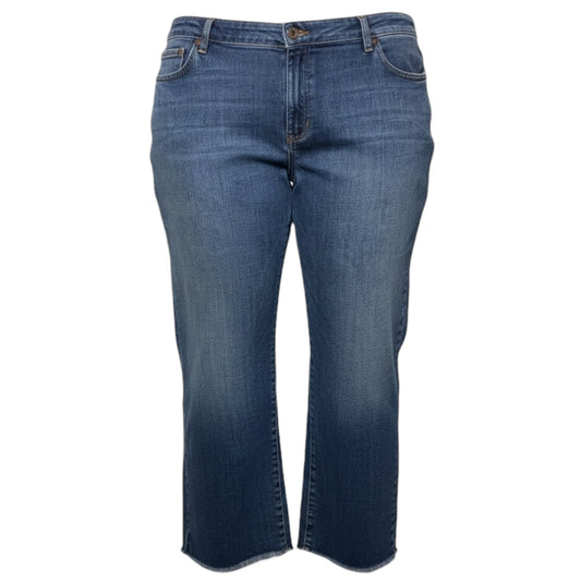 Jeans Boyfriend By Eileen Fisher In Blue Denim, Size: 22