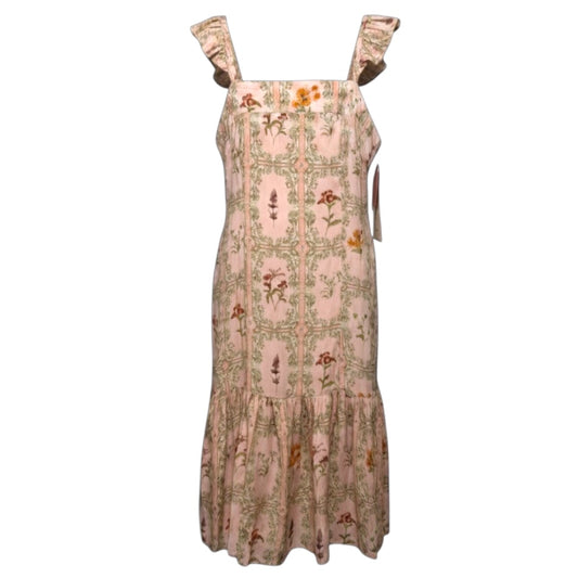 Dress Casual Short By Target-designer Aguabendita In light Pink Floral Print, Size: XS