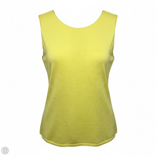Cashmere Tank Top By Carlisle In Yellow, Size: XL